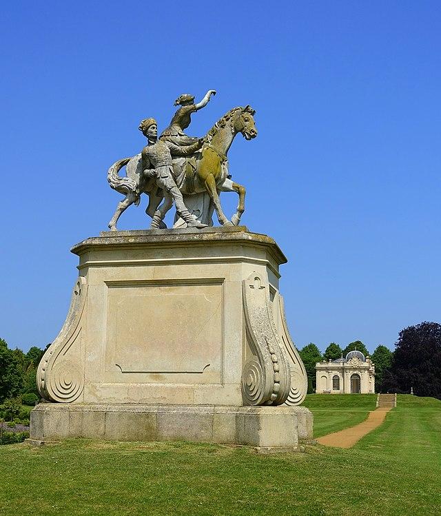 The Hawking Party in Wrest Park in England