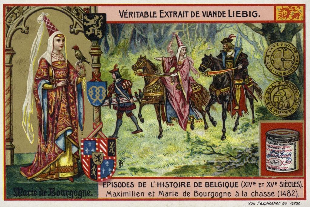 Mary of Burgundy and her husband, Archduke Maximilian of Austria, hunting, 1482