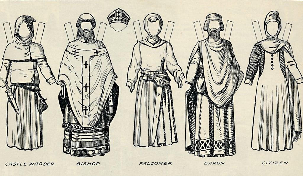 The Gallery of British Costume: How The English Dressed in King Johns Time, c1934 