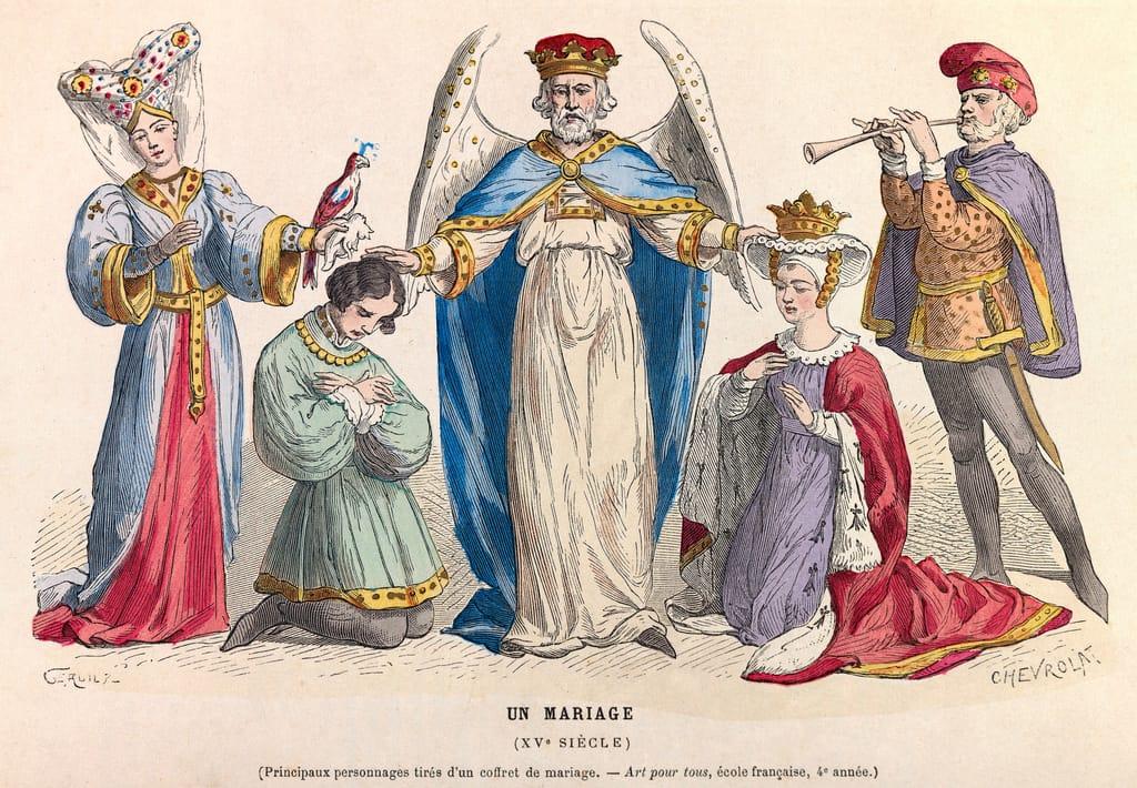 A wedding in the 16th century - private collection