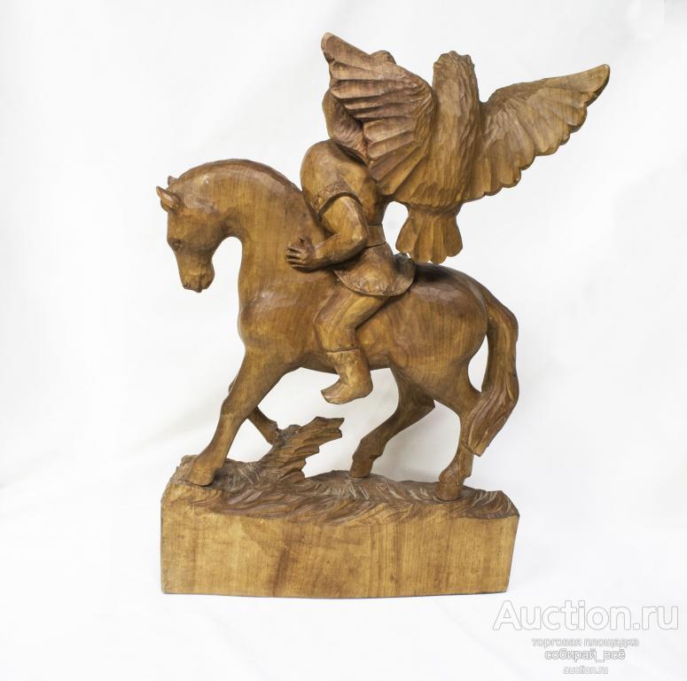 Bashkirian falconer with eagle